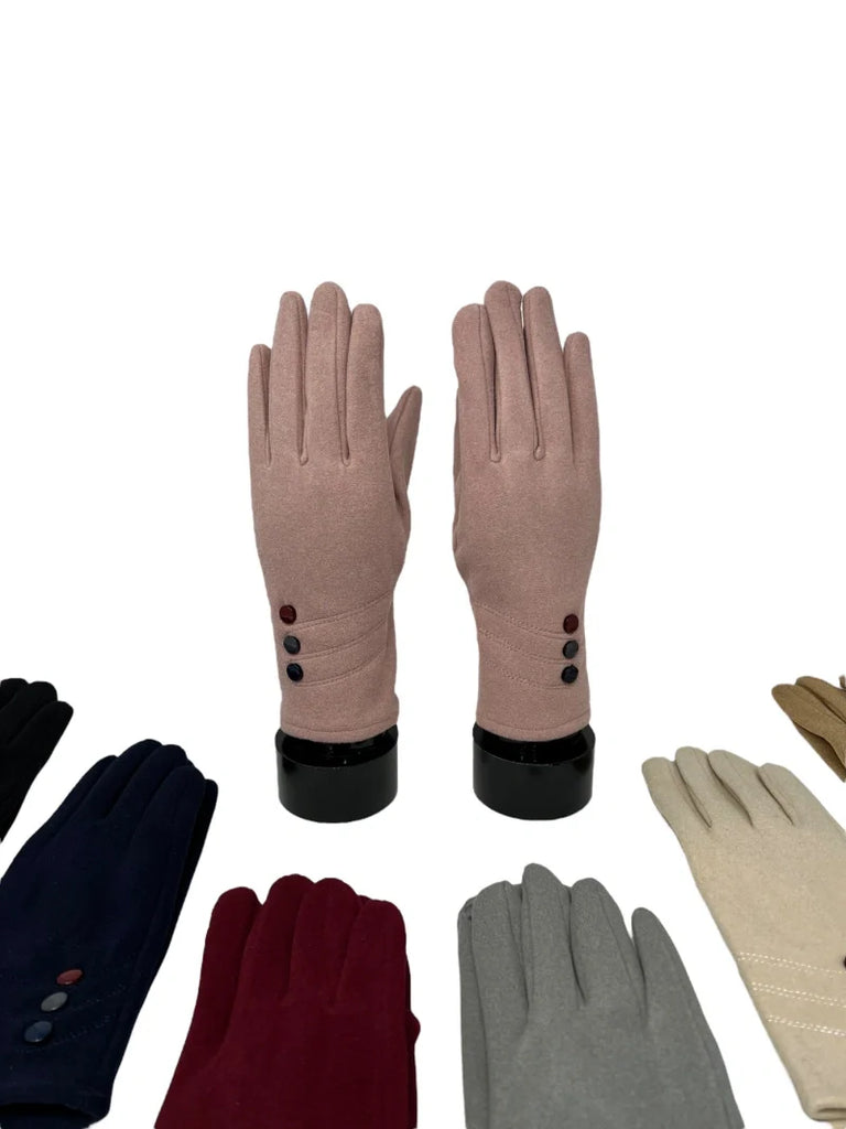Women touch gloves Fur Lining Extra Warm image 1