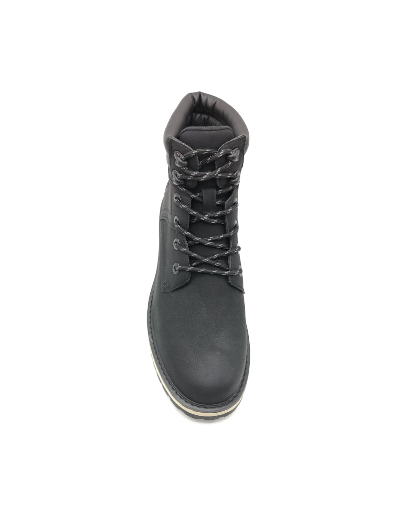 Mens Lace Up Walking Hiking Military Combat Work Ankle Biker Boots SHOES SIZE UK image 7