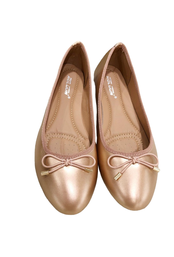 Ladies Flat Ballet Ballerina Pumps Plain Woman’s Work School Dolly Shoes image 11