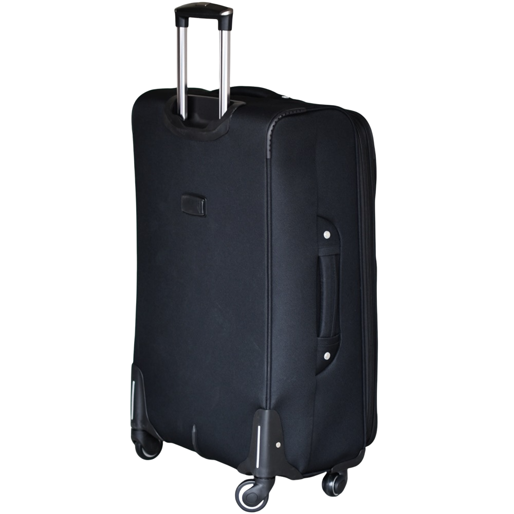 Set Of 3 Luggage Nylon Lightweight 4 Wheel Spinner Trolley Travel Bag Suitcase image 6