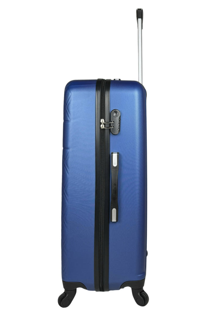 Set of 3 reinforced ABS suitcases cabin luggage travel bags lightweight 4 wheels image 3