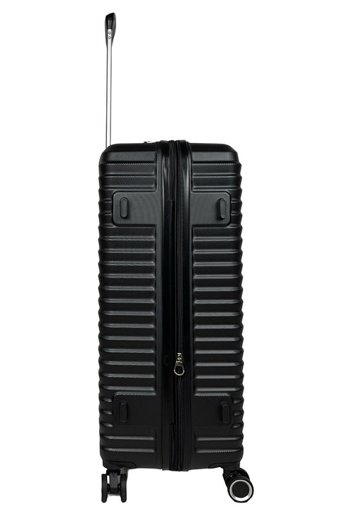 3-Piece Hard Shell Luggage Set Lightweight Suitcases Spinner Wheel Black Bags image 1