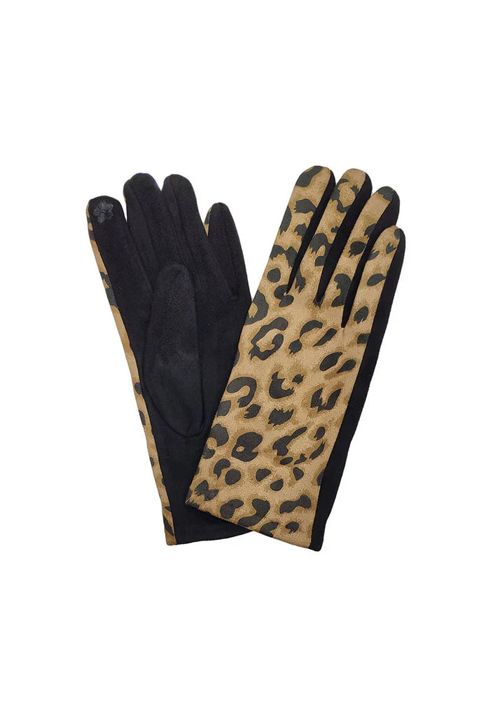 Leopard pattern glove in pack image 0