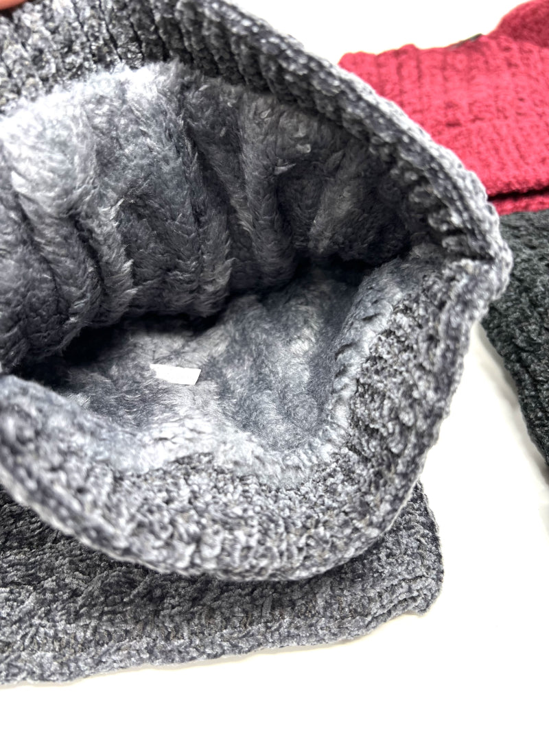 Unisex Beanie & Scarf Set Faux Fur Warm Winter Travel Outdoor Ski Thermal Set image 4