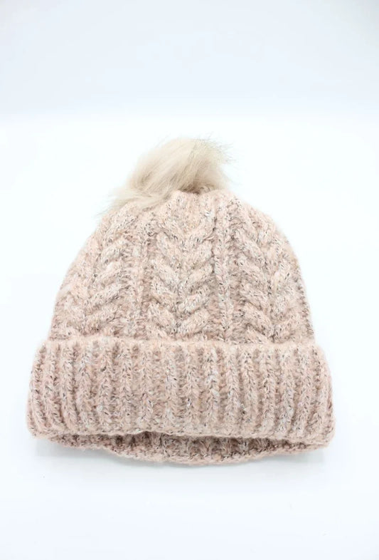 Unisex Comfy Knitted Pompom Winter Beanie image 1