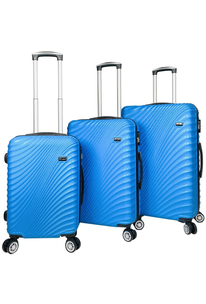 3 Suitcases ABS Set Lightweight Travel Bag Multi Pockets Luggage 4 Wheels image 12