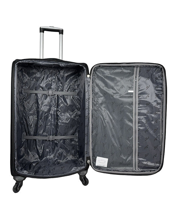 Premium 3-Piece Luggage Set Fabric Durable Stylish Spacious Travel Suitcases image 4