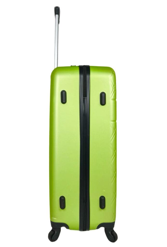 Set of 3 reinforced ABS suitcases cabin luggage travel bags lightweight 4 wheels image 11