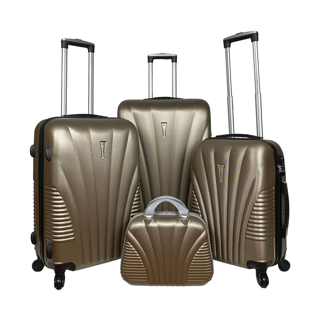 ABS Luggage Set Of 4 Lightweight 4 Wheel Spinner Trolley Travel Suitcase Bag image 3