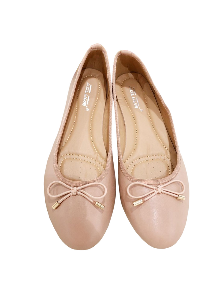 Ladies Flat Ballet Ballerina Pumps Plain Woman’s Work School Dolly Shoes image 6