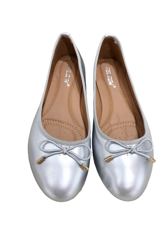 Ladies Flat Ballet Ballerina Pumps Plain Woman’s Work School Dolly Shoes image 5