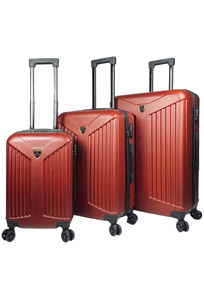 Set of 3 Suitcases Travel Bags Comfortable Lightweight 4 Wheels Multiple Pockets image 10