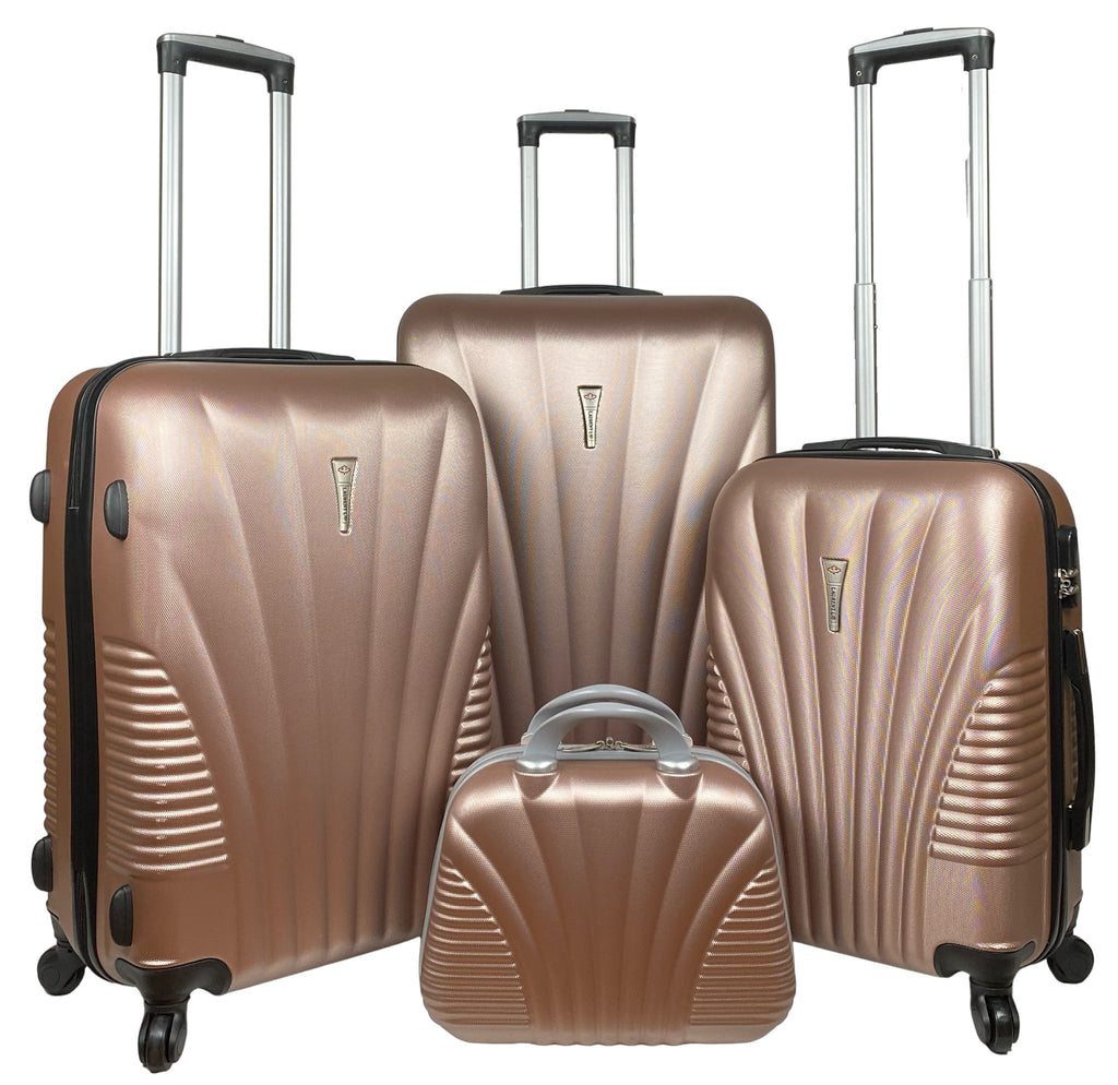ABS Luggage Set Of 4 Lightweight 4 Wheel Spinner Trolley Travel Suitcase Bag image 4