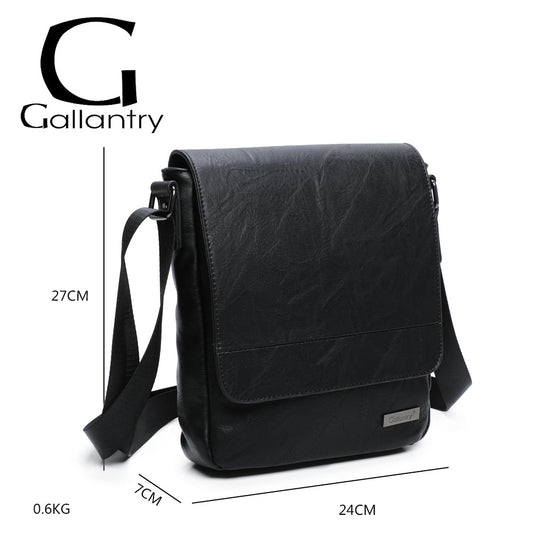 Unisex Leather Shoulder Bag image 1