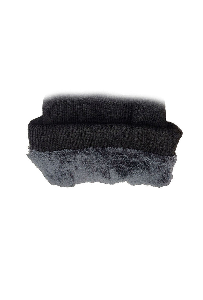 Men's Winter Beanie Soft Two Tone Fur Outdoor Extra Warm Fur Hat image 1