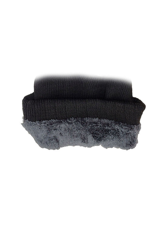 Men's Winter Beanie Soft Two Tone Fur Outdoor Extra Warm Fur Hat image 1