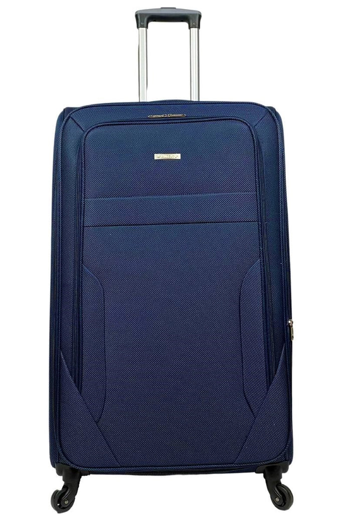 Set Of 3 Luggage Nylon Lightweight 4 Wheel Spinner Trolley Travel Bag Suitcase image 10