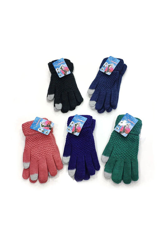 Knitted women's tactile glove image 0