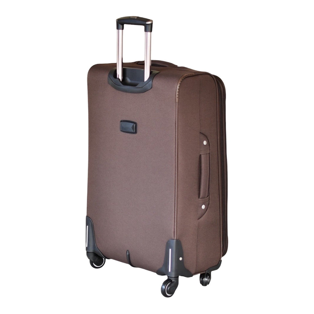 Set Of 3 Luggage Nylon Lightweight 4 Wheel Spinner Trolley Travel Bag Suitcase image 3