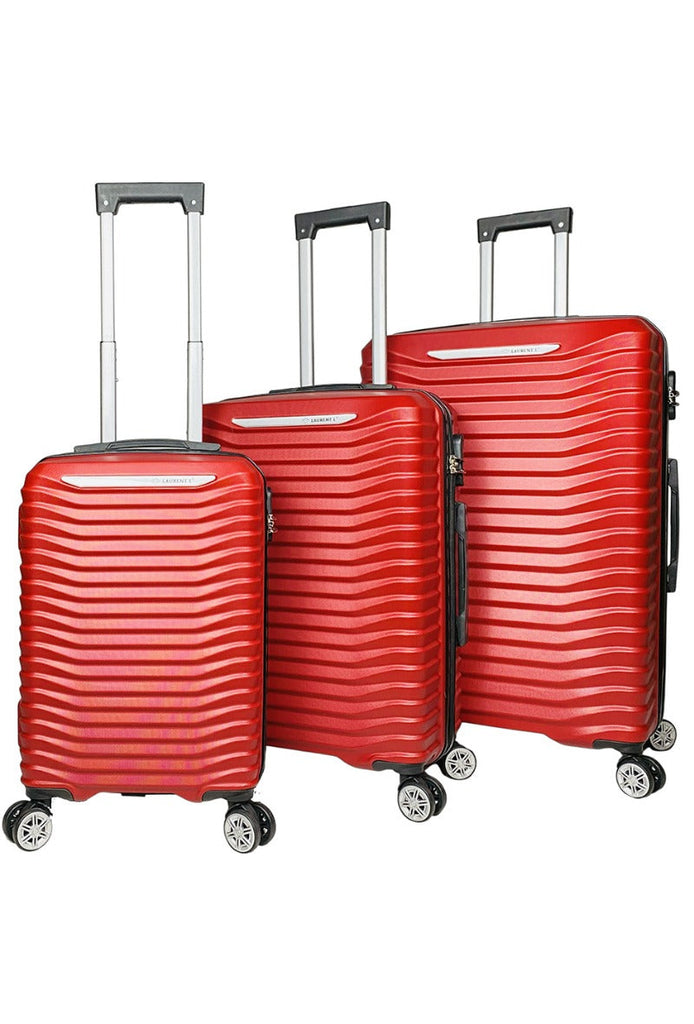 Set Of 3 Suitcases Travel Bags Lightweight Suitcase Four Wheels Multi pockets image 9