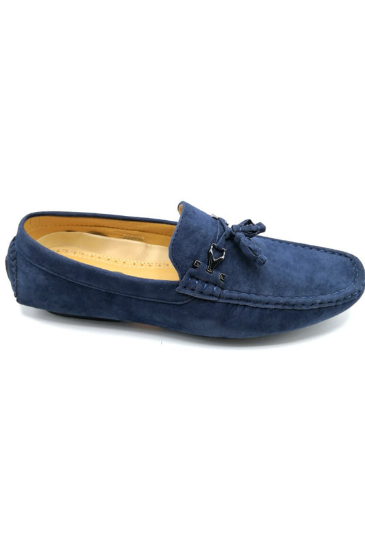 MENS FAUX LEATHER SLIP ON LOAFERS CASUAL DRIVING MOCCASIN BOAT DECK SHOES SIZE image 0