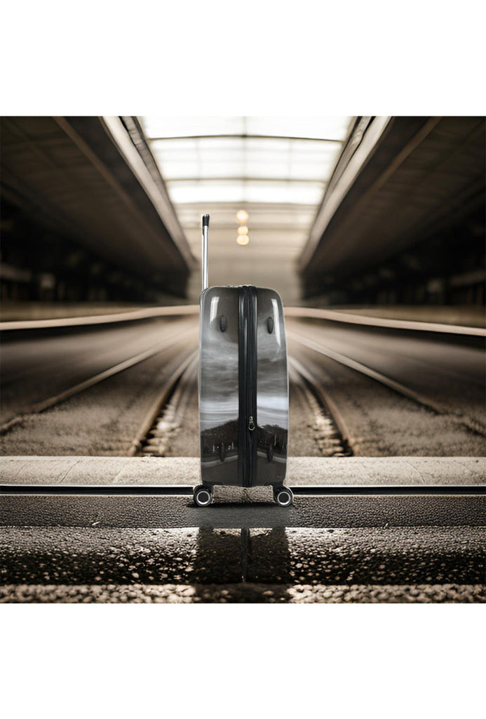 Set of 3 Reinforced ABS Suitcases Paris Luggage Collection Eiffel Tower Design image 3