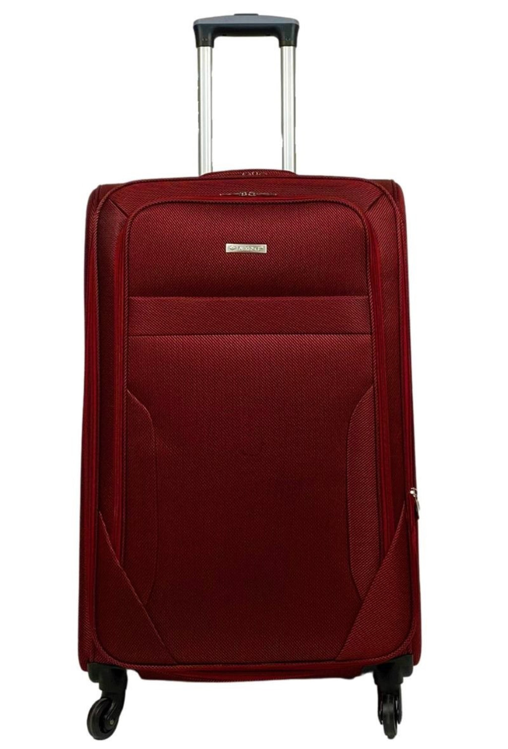 Set Of 4 Luggage Nylon Lightweight 4 Wheel Spinner Trolley Travel Bags image 1