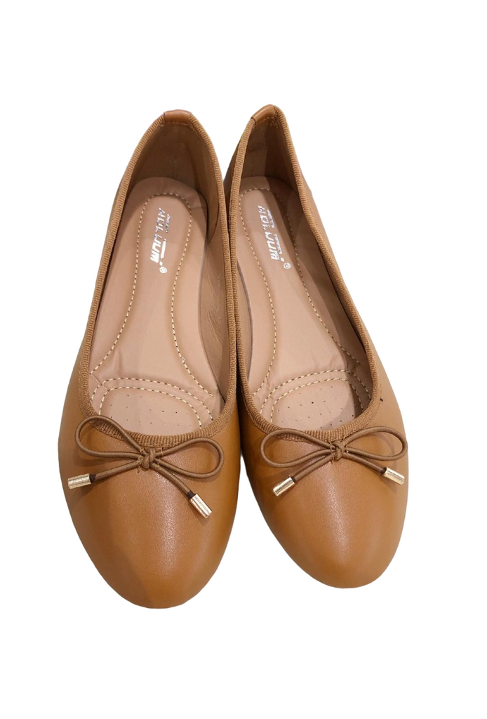 Ladies Flat Ballet Ballerina Pumps Plain Woman’s Work School Dolly Shoes image 8