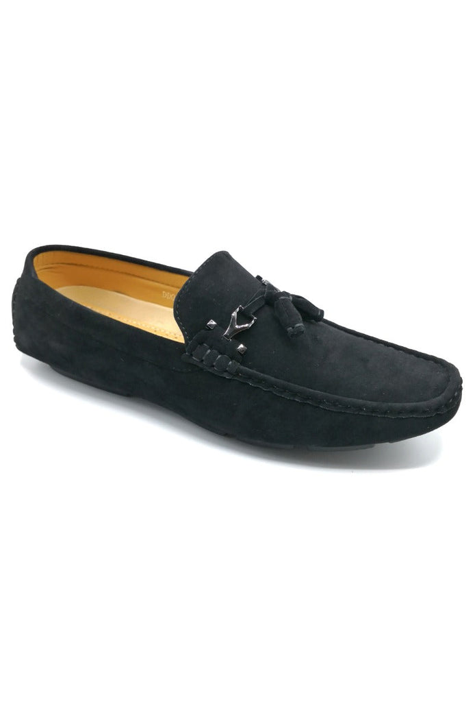 MENS FAUX LEATHER SLIP ON LOAFERS CASUAL DRIVING MOCCASIN BOAT DECK SHOES SIZE image 14