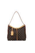 Retro Printed Handbag Brown image 0