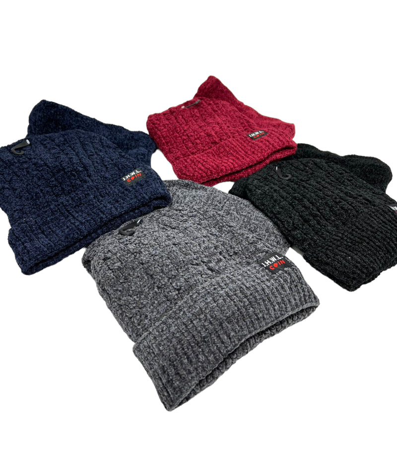 Unisex Beanie & Scarf Set Faux Fur Warm Winter Travel Outdoor Ski Thermal Set image 3