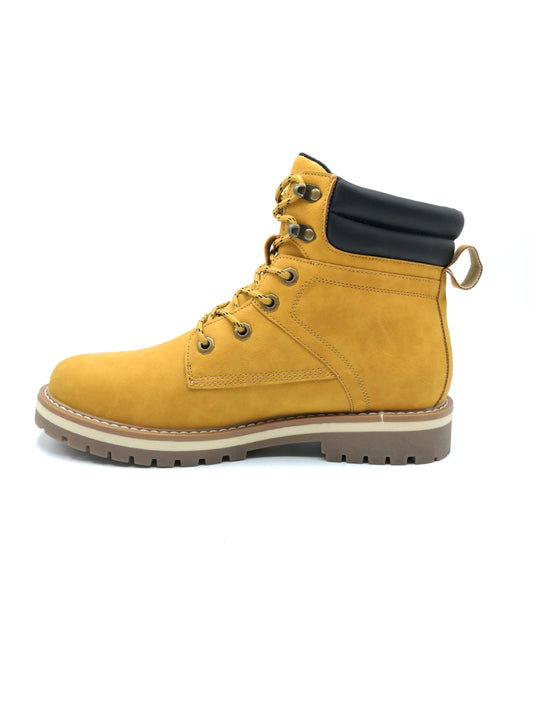 Mens Lace Up Walking Hiking Military Combat Work Ankle Biker Boots SHOES SIZE UK image 1