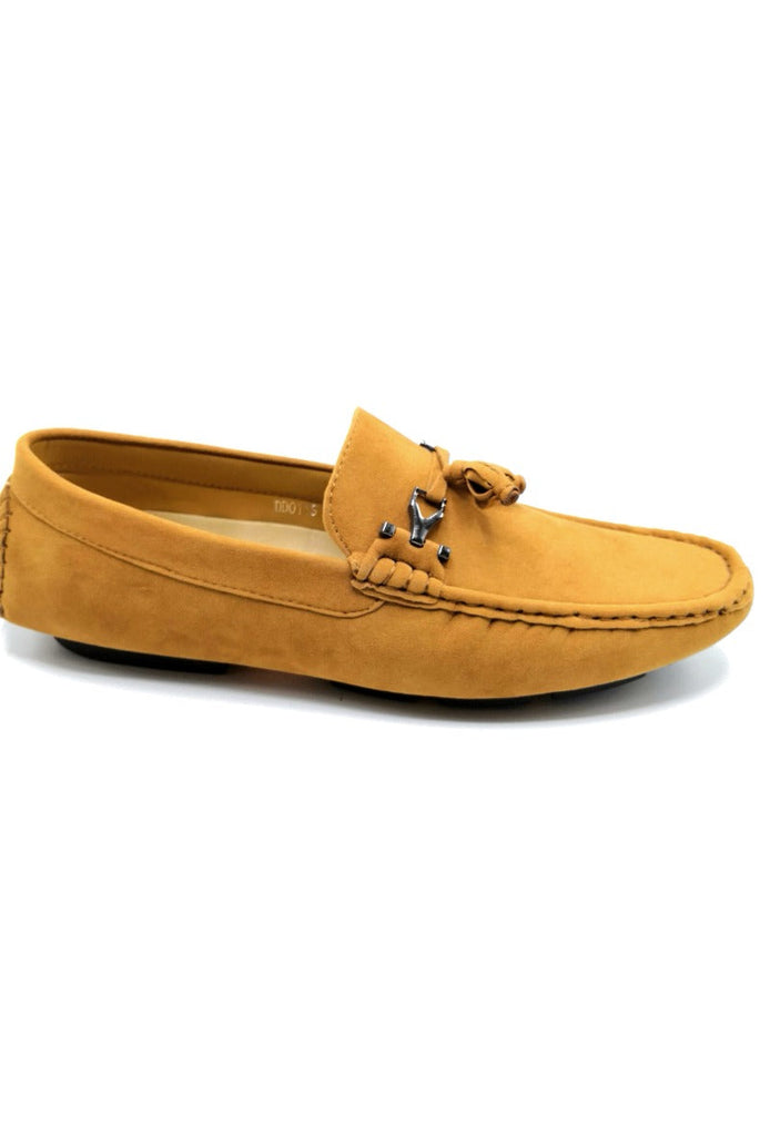 MENS FAUX LEATHER SLIP ON LOAFERS CASUAL DRIVING MOCCASIN BOAT DECK SHOES SIZE image 8