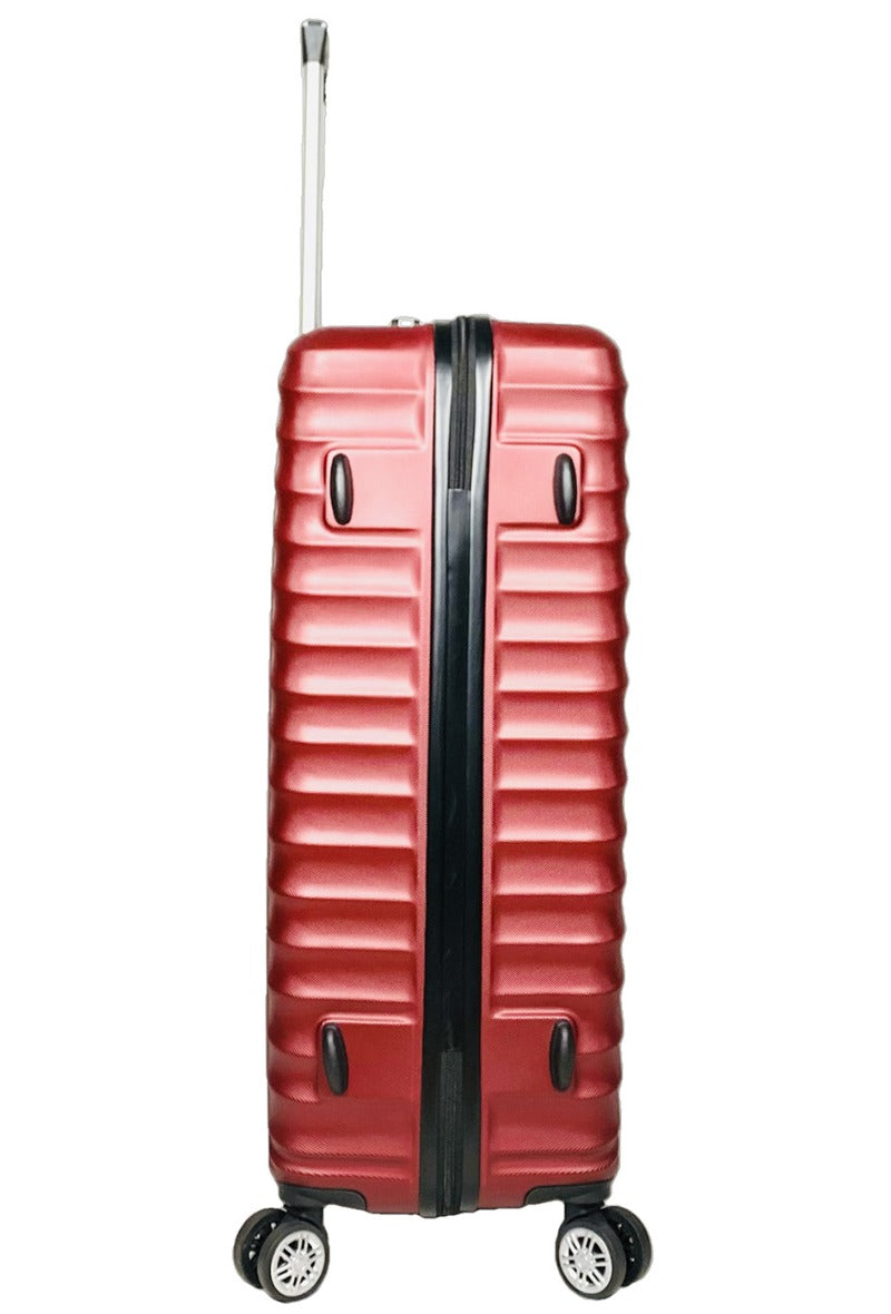 3 Suitcases ABS Set Lightweight Travel Bag Multi Pockets Luggage 4 Wheels image 2