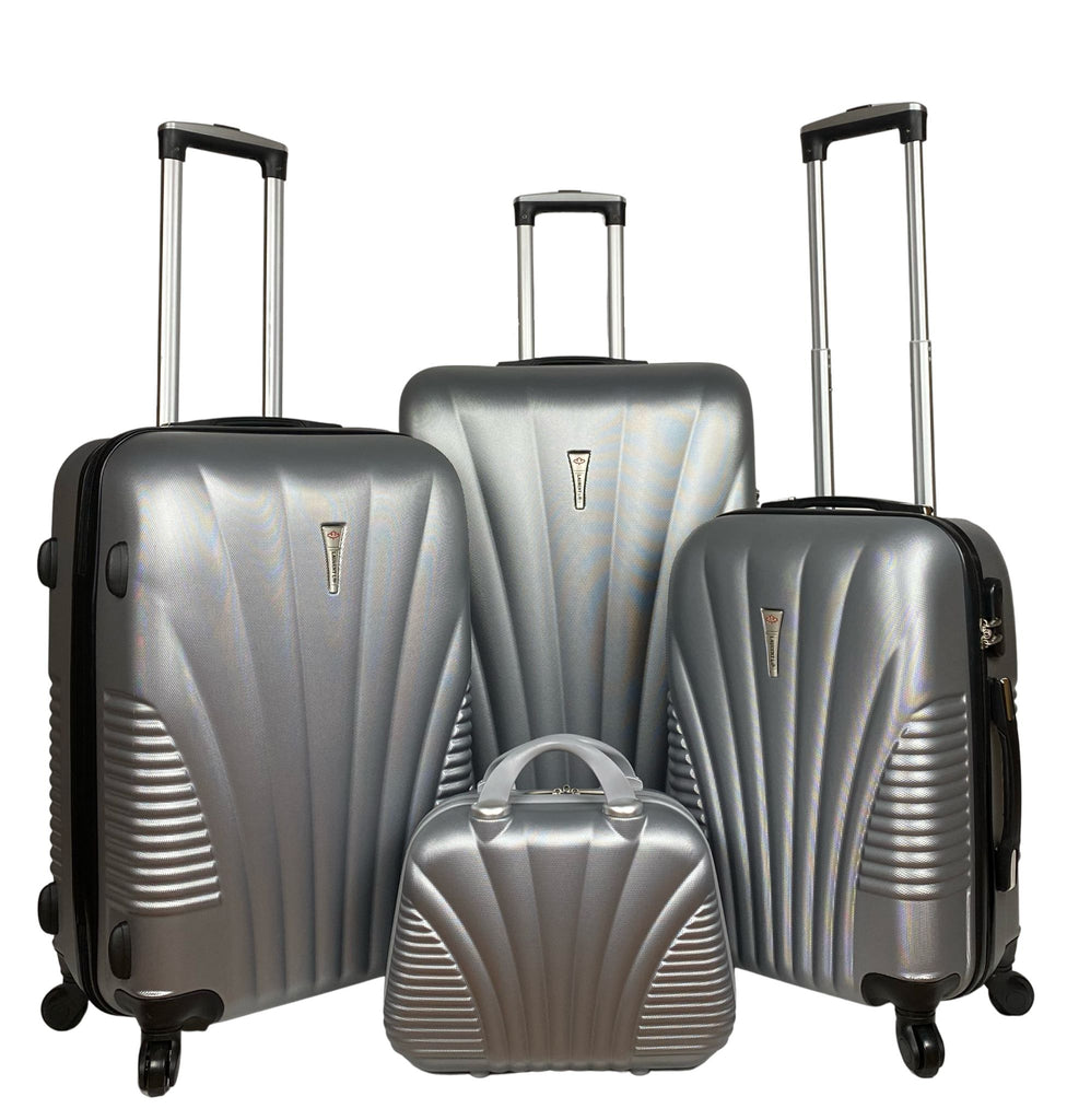 ABS Luggage Set Of 4 Lightweight 4 Wheel Spinner Trolley Travel Suitcase Bag image 6