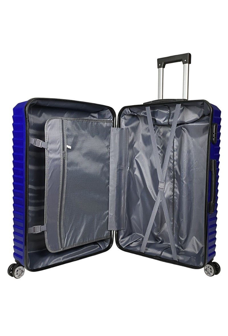 Set Of 3 Suitcases Travel Bags Lightweight Suitcase Four Wheels Multi pockets image 8