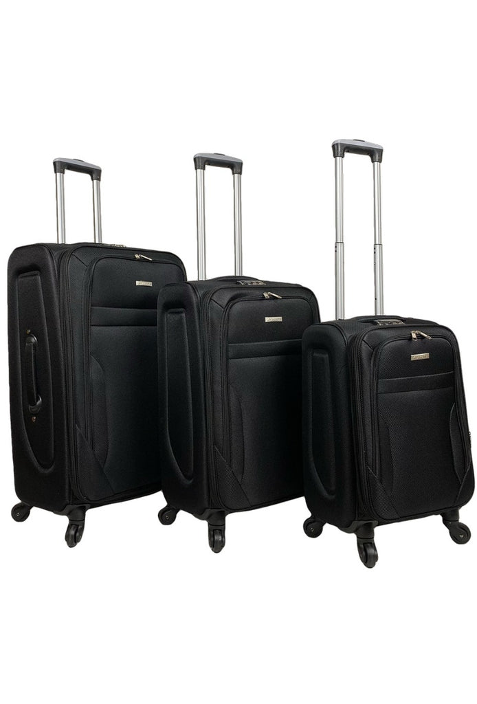 ABS 4 Wheel Suitcase Set Holiday Bag Travel Trolley Set of 3 Lightweight Luggage image 5